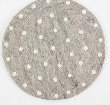 Load image into Gallery viewer, WOOL FELT Seat Pad/Placemat | various | Dot