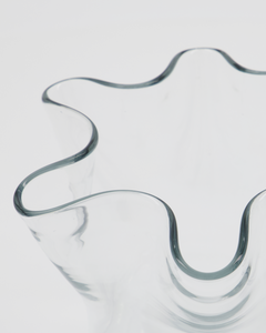 Plis Vase | Clear