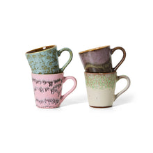 Load image into Gallery viewer, HKLIVING | 70s Ceramics Espresso Mugs (set of 4) | BRUTALISM