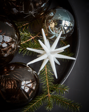 Load image into Gallery viewer, Christmas Ornaments | Spike | White Glitter | 12cm