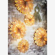 Load image into Gallery viewer, Veneer Christmas Star With Lights | Natural | 50cm