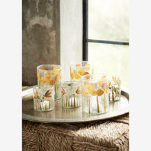 Load image into Gallery viewer, Madam Stoltz Glass Votive Candle Holder Votive | Flowers| Clear,Natural - BTS CONCEPT STORE