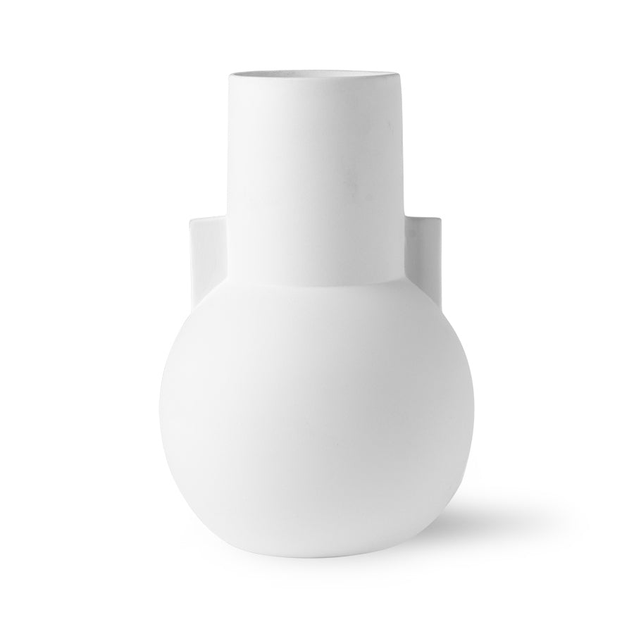 hkliving Matt White Vase | Small