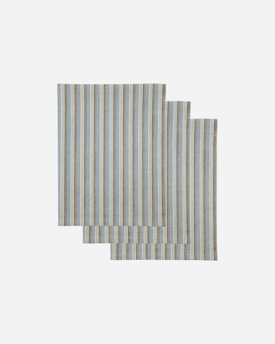 Blue & Sand Tea-towels |Set/3