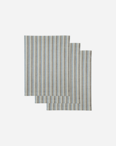 Blue & Sand Tea-towels |Set/3