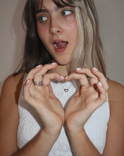 Load image into Gallery viewer, Lines + Current | Mini ‘Heart in the Clouds’ Necklace | Various Colours