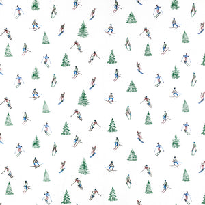 Paper napkins set of 20 | Ski pattern