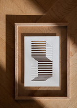 Load image into Gallery viewer, Moebe Papercut Artwork | Shifted Lines | A3