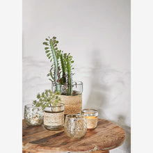 Load image into Gallery viewer, Madam Stoltz | Glass Votive Tealight Holder | Flowers