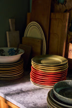 Load image into Gallery viewer, HKLIVING Farmhouse Ceramics Side Plates | Moss | Set of 2 - BTS CONCEPT STORE