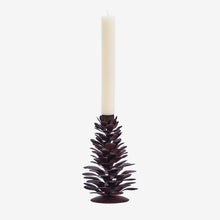 Load image into Gallery viewer, Madam Stoltz Iron Pinecone Candle Holder | Rust Brown - BTS CONCEPT STORE