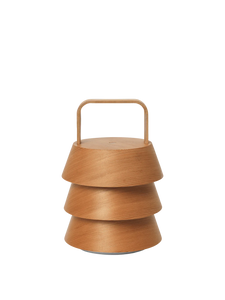 Ferm Living Luver Portable Lamp | Natural