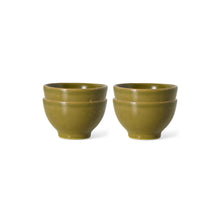 Load image into Gallery viewer, HKLIVING Farmhouse Ceramics XS Bowls | Moss | Set of 4 - BTS CONCEPT STORE