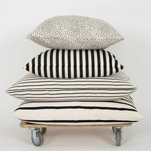 Load image into Gallery viewer, Donia Cushion | Black + White Stripe | 50 x 50 cm - BTS CONCEPT STORE