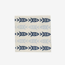 Load image into Gallery viewer, Printed Cotton Napkins | Blue Fish | Set of 4 - BTS CONCEPT STORE