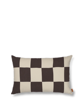 Load image into Gallery viewer, Ferm Living | Fold Patchwork Cushion | Coffee/Undyed
