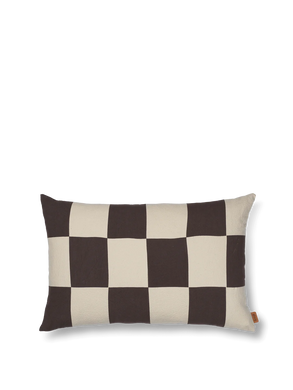 Ferm Living | Fold Patchwork Cushion | Coffee/Undyed