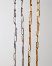 Load image into Gallery viewer, Lines + Current | Essie Long Link Cable Chain | Silver or Gold