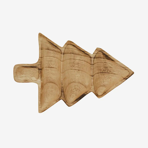 Wooden Christmas Tree Tray