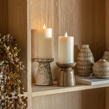Load image into Gallery viewer, Ceramic Glazed Candle Holders | 2 Sizes/ 2 Designs - BTS CONCEPT STORE