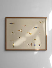 Load image into Gallery viewer, Fine Little Day | Swimmers Print - Sand 40 x 50