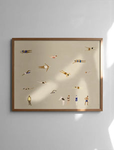 Fine Little Day | Swimmers Print - Sand 40 x 50