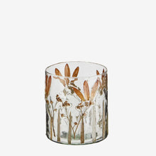 Load image into Gallery viewer, Madam Stoltz Glass Votive Candle Holder Votive | Flowers| Clear,Natural - BTS CONCEPT STORE