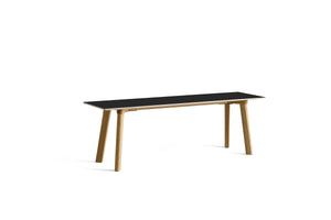 HAY CPH Deux 215 Bench | Beech frame + ink black laminate top