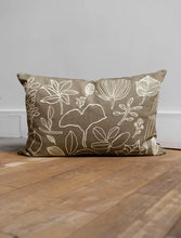 Load image into Gallery viewer, Fine Little Day Botanical Leaves Embroidered Cushion Cover | 30 x 58cm