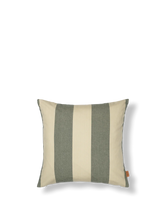 Load image into Gallery viewer, Ferm Living Strand Outdoor Cushion | Dark Lichen + Parchment