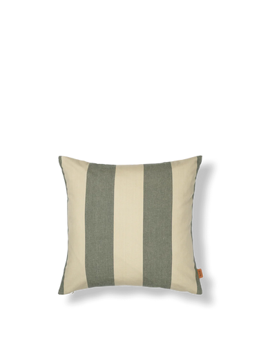 Ferm Living Strand Outdoor Cushion | Dark Lichen + Parchment