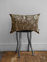 Load image into Gallery viewer, Fine Little Day Botanical Leaves Embroidered Cushion Cover | 30 x 58cm