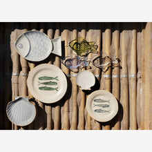 Load image into Gallery viewer, Stoneware Dinner Plate | Blue Fish - BTS CONCEPT STORE