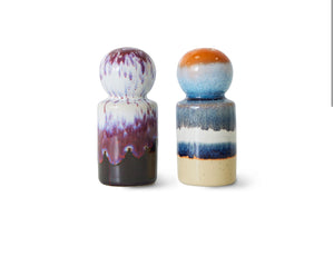 hkliving 70s Ceramic Pepper & Salt Jar | Stargaze