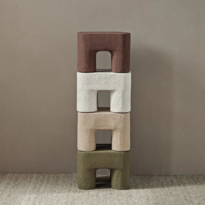 Ferm Living Podo Stool | Red Brown