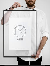 Load image into Gallery viewer, Framed Peace Art Print | A2 | A2 Moebe Frame in black