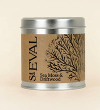 Load image into Gallery viewer, St Eval Sea Moss + Driftwood Candle Tin - BTS CONCEPT STORE
