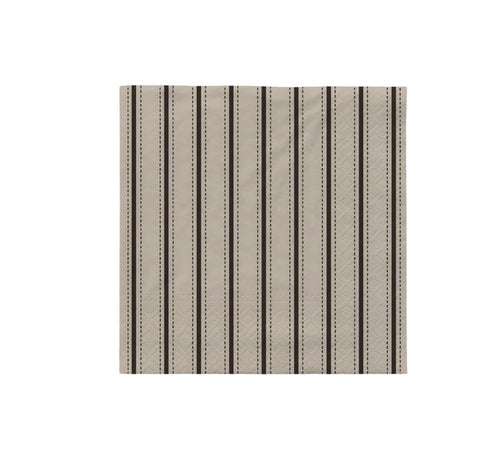 Dolly Paper Napkins | Black + Off White | set 20