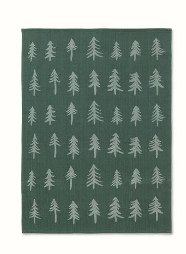 Ferm Living Christmas Tea Towel | Green