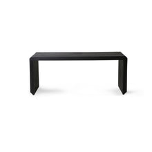 Load image into Gallery viewer, HKliving Black Slatted Wooden Linear Bench | Element