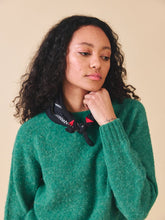 Load image into Gallery viewer, SIDELINE STUDIO | ELLA NECKERCHIEF | black with stitching