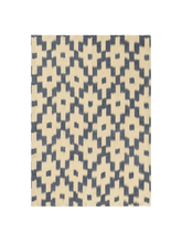 Load image into Gallery viewer, Ferm Living Ikat Tea Towel | Blue + Off White