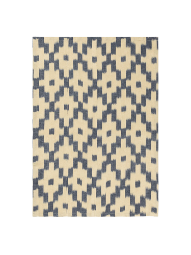 Ferm Living Ikat Tea Towel | Blue + Off White