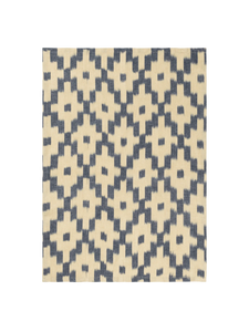 Ferm Living Ikat Tea Towel | Blue + Off White