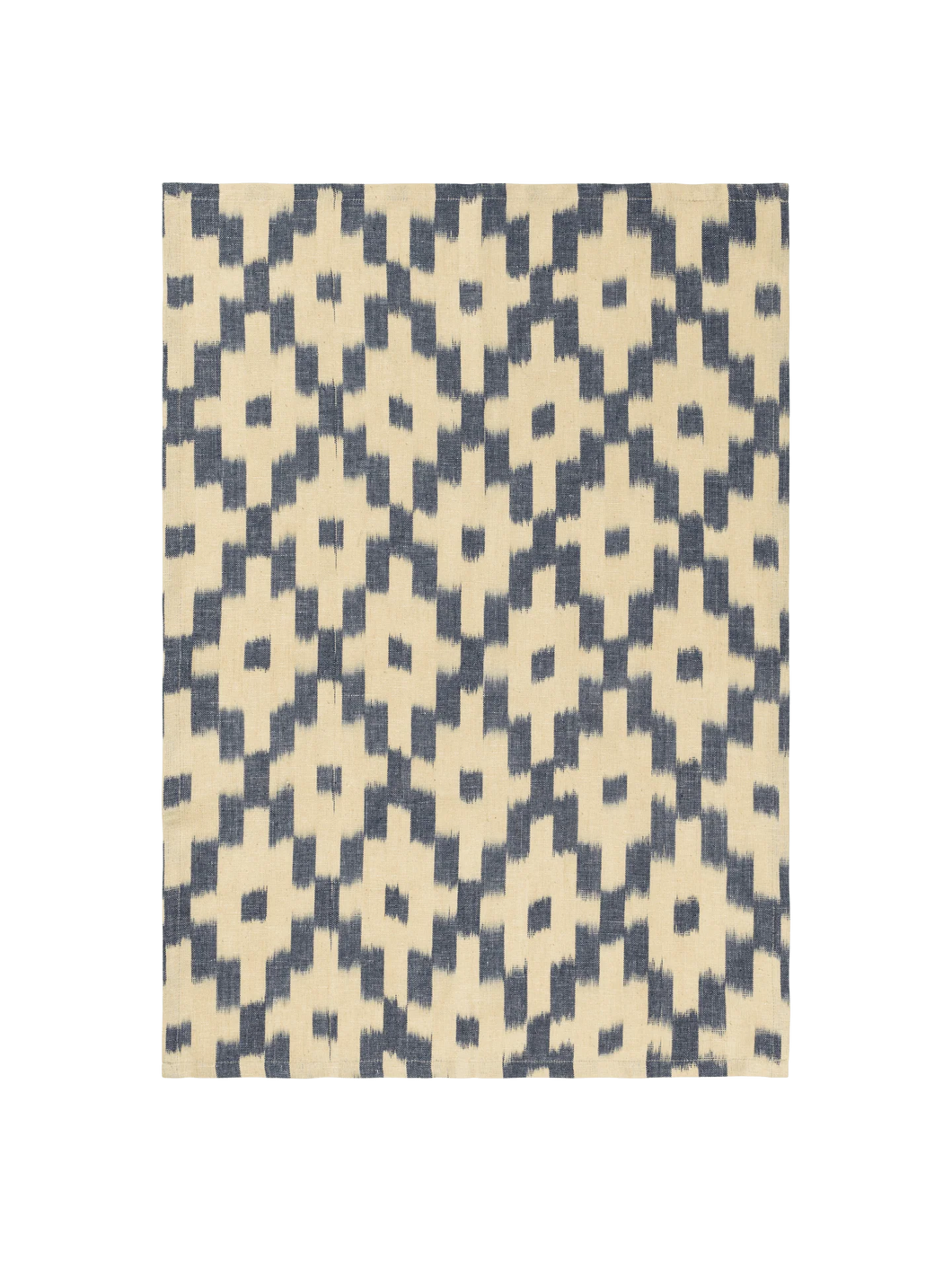 Ferm Living Ikat Tea Towel | Blue + Off White