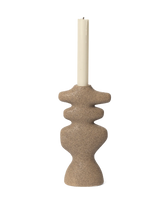 Load image into Gallery viewer, Ferm Living Yara Candle Holder | Large | Dark Sand