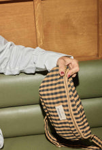 Load image into Gallery viewer, Vichy Cotton Waist Bag | Café