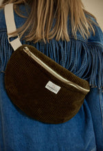 Load image into Gallery viewer, Velvet Corduroy Waist Bag | Olive