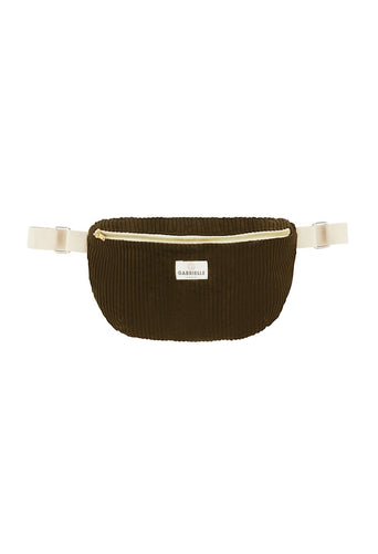 Velvet Corduroy Waist Bag | Olive