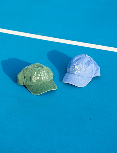 Vintage Tennis Baseball Hat | vintage Green